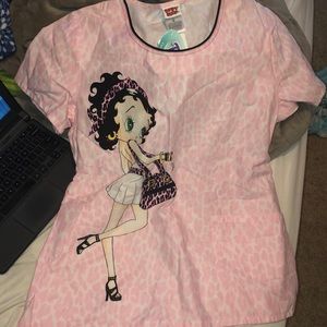 betty boop scrubs!!